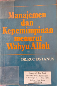 Image of Manajemen dan Kepemimpinan Menurut Wahyu Allah