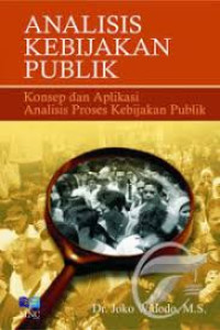 Image of Analisis Kebijakan Publik