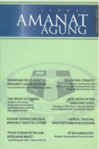 Image of Jurnal Amanat Agung Vol. 2 No. 2