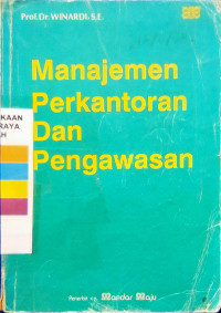 Image of Manajemen perkantoran dan pengawasan
