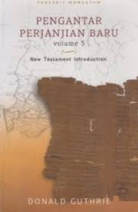 Image of Pengantar Perjanjian Baru : Volume 3  New testament introduction