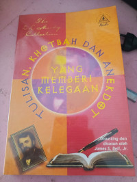 Image of Tulisan, Khotbah, dan Anekdot yang memberi kelegaan