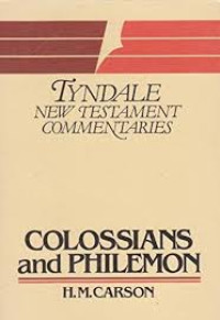Image of Tyndale new testament commentaries : Colossians and Philemon