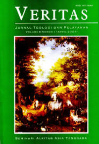 Image of Veritas; Jurnal Teologi dan pelayanan Vol 8 No 1